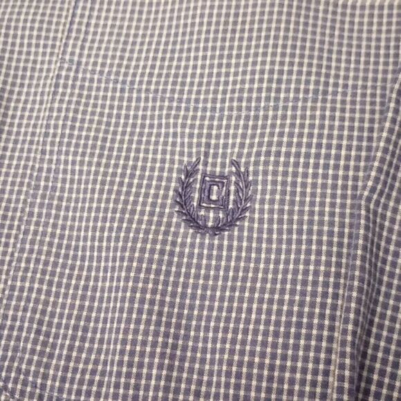 Ralph Lauren chaps blue and white check button down - Picture 10 of 10